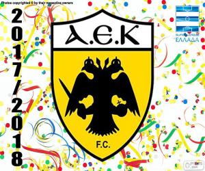 Puzzle ΑΕΚ Αθηνών φ.κ., Super League Σουρωτή 2017-18